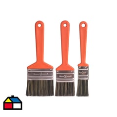 WESSER - Set de brochas 1"-2"-3" 3 unidades