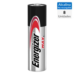 ENERGIZER - Pack de 8 pilas alcalinas AAA 1.5V