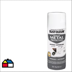 RUST OLEUM - Pintura anticorrosiva en spray satinado 340 gr blanco