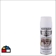 RUST OLEUM - Pintura anticorrosiva en spray mate 340 gr blanco