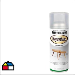 RUST OLEUM - Laca de poliuretano en spray brillante 312 gr transparente