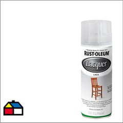 RUST OLEUM - Laca en spray satinada 312 gr transparente