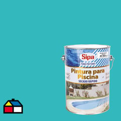 SIPA - Pintura para piscina satinado 1 gl celeste