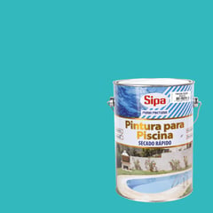 SIPA - Pintura para piscina satinado 1 gl celeste