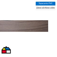 REHAU - Tapacanto PVC Nogal Terracota 22x0,45 mm 10 m