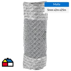 INCHALAM - 2.x25 m Malla 50 mm Galvanizada 5014