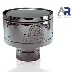 DE LA RIVERA - Gorro para tubo 4,5"Acero Inox