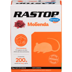 ANASAC - Raticida Molienda Rastop 200 gr