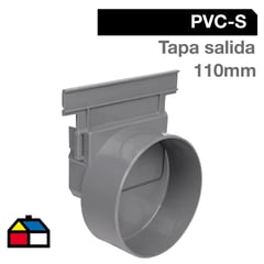 NICOLL - Tapa salida rejilla PVC 12,8 x 11,5 x 11,5 cm