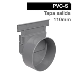 NICOLL - Tapa salida rejilla PVC 12,8 x 11,5 x 11,5 cm