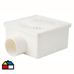 TIGRE - Pileta PVC 100mm x 53mm x 40mm Blanco 1u