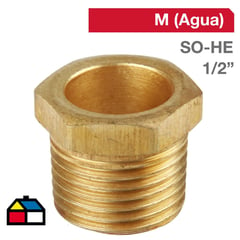 TAP - Niple Bronce SO/HE 1/2" x 1/2" 1u