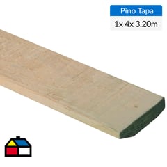 GENERICO - 1 x 4 x 3,20 m Pino tapa canteada