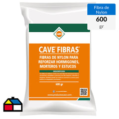 CAVE - Bolsa 600 gr. Fibra para refuerzo de hormigón y mortero Fibras