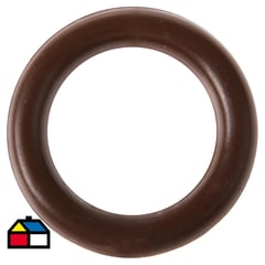 DECOROD - Set de argollas para cortina 19 mm 30 unidades café