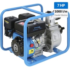 HUMBOLDT - Motobomba a Gasolina 3" 7HP 1000L/min