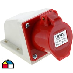 LEXO - Tomacorriente industrial sobrepuesta 16 A  3P+T 380V IP44