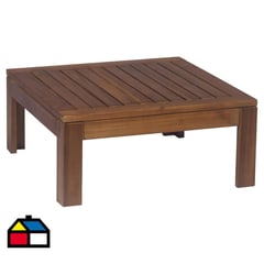 JUST HOME COLLECTION - Mesa de Centro Acacia 63x63x28 cm