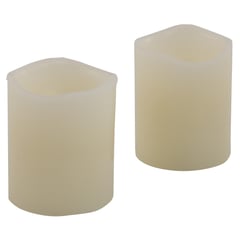 JUST HOME COLLECTION - Set 2 velas Hogar Marfil