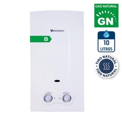 JUNKERS - Calefont Gas Natural 10 Litros Tiro Natural Ionizado