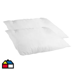 CASA BONITA - Set de almohadas microfibra 45x65 cm 2 unidades