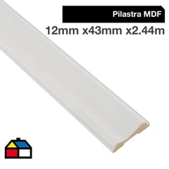 MAFORSA - Pilastra MDF Premol 12x43 mm x 2.44 m