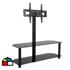 DAIRU - Rack de TV 130x120x40 cm negro