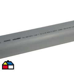 VINILIT - Tubo PVC-S 110mm x 1m Gris Cementar