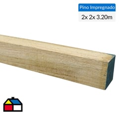 GENERICO - Pino impregnado cobre micronizado 2 x 2 x 3,2 m