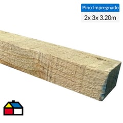 GENERICO - Pino impregnado cobre micronizado 2 x 3 x 3,2 m