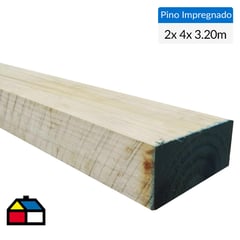 GENERICO - Pino impregnado cobre micronizado 2 x 4 x 3,2 m