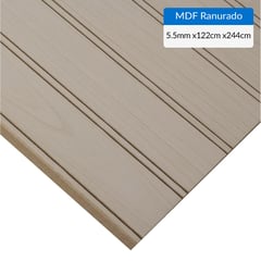 MASISA - MDF Ranurado Pintado Maple 5.5 mm 122x244 cm