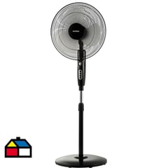 SOMELA - Ventilador de pedestal 16" gris