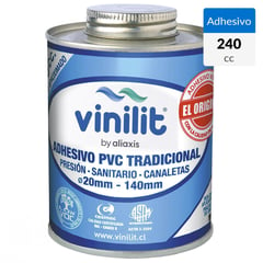 VINILIT - Adhesivo Tradicional para PVC 240cc