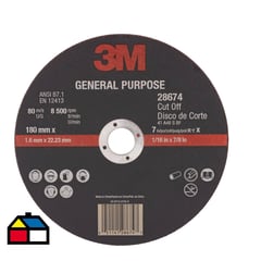 3M - Disco de corte universal 7" acero