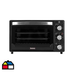 THOMAS - Horno eléctrico 25 litros negro