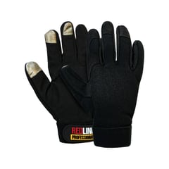 REDLINE - Guante cuero supervisor, executive touch negro