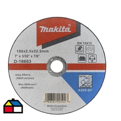 MAKITA - Disco de corte 7" acero