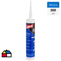 LANCO - Silicona para baño y cocina 300 ml