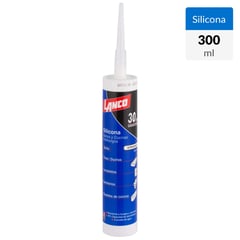 LANCO - Silicona para baño y cocina 300 ml