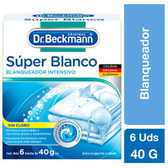 DR. BECKMANN - Blanqueador sin cloro 6 unidades