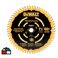 DEWALT - Disco de sierra circular 7 1/4" 60 dientes