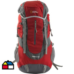 NATIONAL GEOGRAPHIC - Mochila Everest 55 Lts Rojo