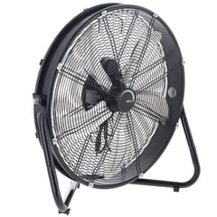 AIROLITE - Ventilador de piso industrial 20" negro