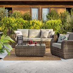 JUST HOME COLLECTION - Juego de Living de Terraza Asturias 5 Personas