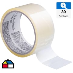 3M - Pack de 3 cintas adhesivas para embalaje Transparentes 48 mm x 30 m
