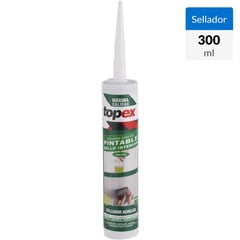 TOPEX - Sellador acrílico 300 ml gris