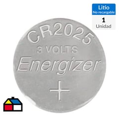 ENERGIZER - Pila especial de litio CR2025 3V