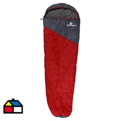 KLIMBER - Saco de Dormir Momia Momia Rojo; Gris