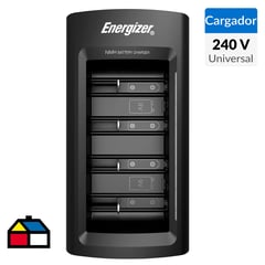 ENERGIZER - Cargador de pilas universal (AA/AAA, 4C/D)